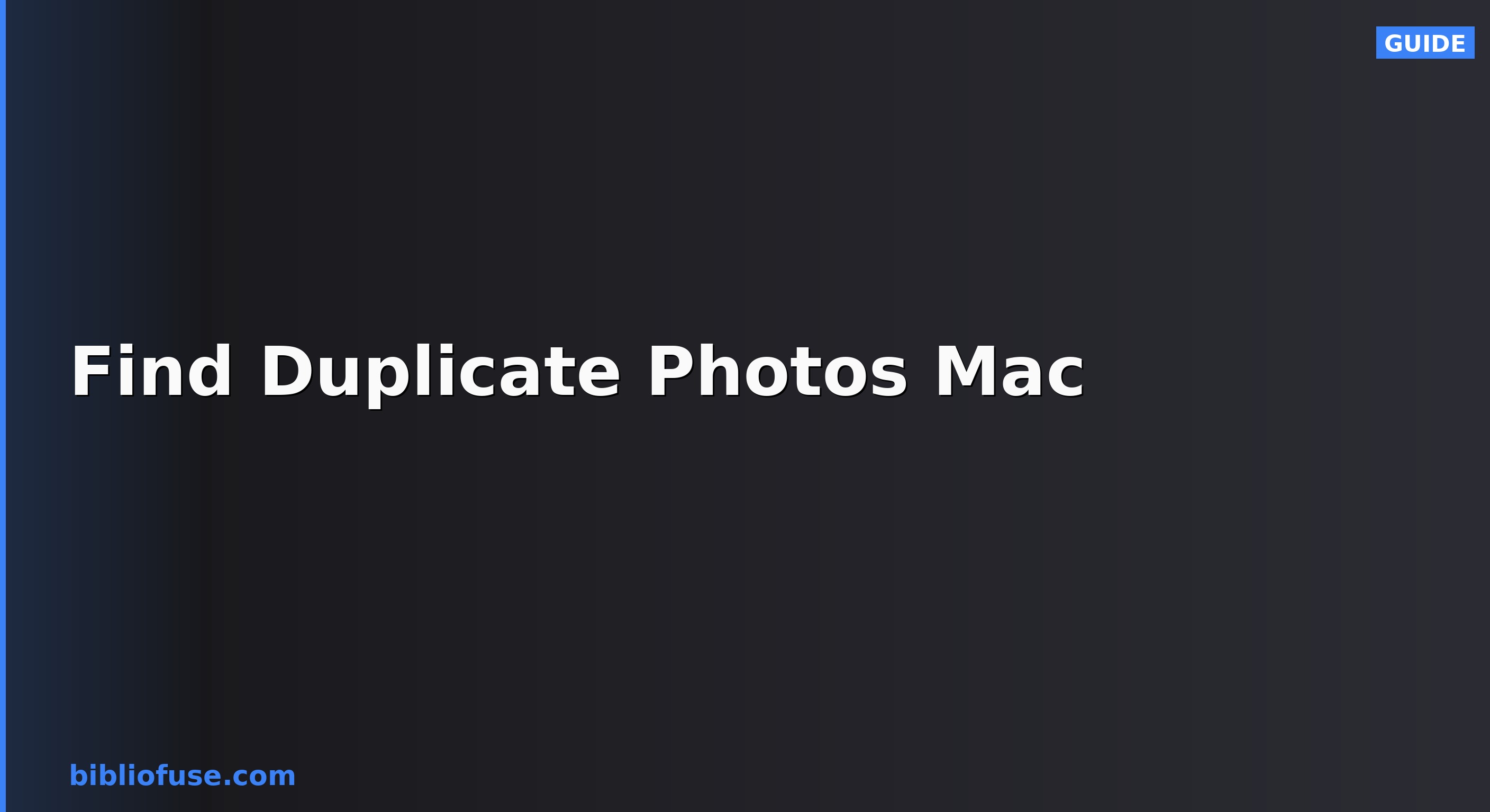Mencari Foto Pendua di Mac — Termasuk HEIC, WebP dan RAW